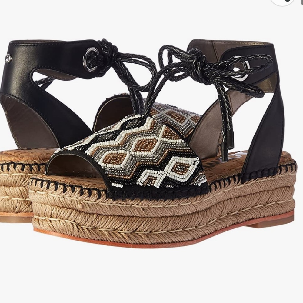 Sam Edelman Women's Neera Espadrille Wedge Sandal Size 9